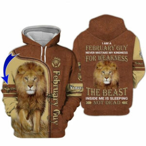 Custom Personalized Birthday February Guy Hoodie