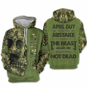 Custom Personalized Birthday April Guy Hoodie