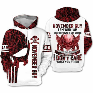 Custom Personalized Birthday November Guy Hoodie