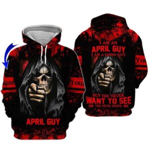 Custom Personalized Birthday April Guy Hoodie