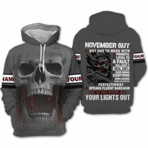 Custom Personalized Birthday November Guy Hoodie