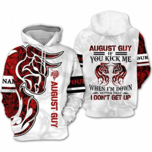 Custom Personalized Birthday August Guy Hoodie