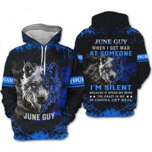 Custom Personalized Birthday June Guy Hoodie