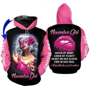 Custom Personalized Birthday November Girl Hoodie