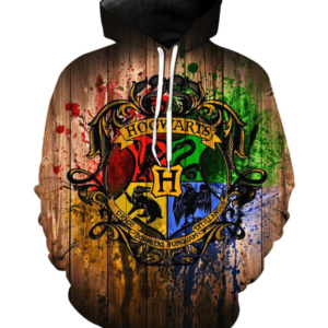 Harry Potter Hogwarts 3D Printed Sport Casual Hoodie