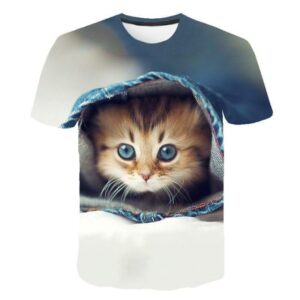 Light Blue Baby Kitten T-Shirt