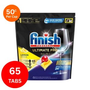 Finish Ultimate Pro x 65 Lemon Dishwasher Tablets