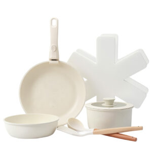 Toque 9-Piece Non Stick Cookware Set Kitchen Fry Pan